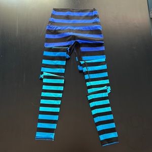 K Deer striped leggings
